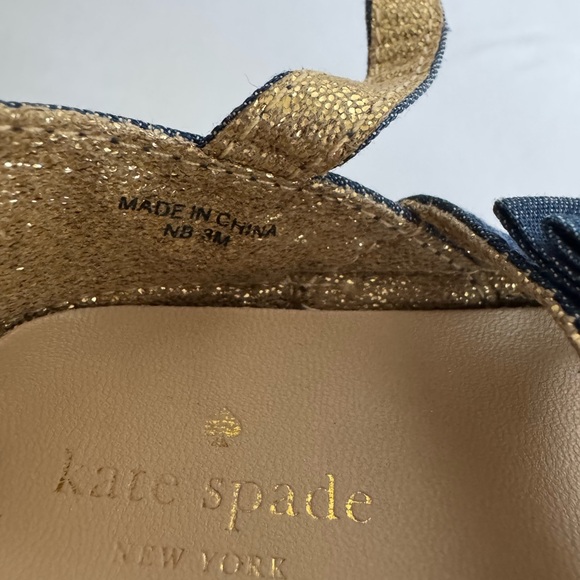Kate Spade -  Blue Denim Infant Sandals - Picture 3 of 3